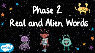 Phase 2 Phonics Activities  Practicing Real and Alien Words [upl. by Phillie]