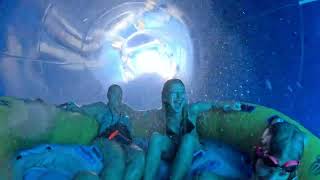 Atlantis Water Park Dubai  Shockwave Longest Family Ride in the world [upl. by Eyeleen]