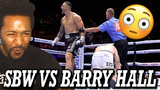 SONNY BILL WILLIAMS VS BARRY HALL  WEIGH IN HEADBUTT AND FIGHT HIGHLIGHTS  REACTION [upl. by Floeter272]