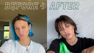 MY 21ST BIRTHDAY MULLET MAKEOVER launching my podcast [upl. by Narmis]