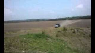 Ford excursion 73 Jumping 5ft High Crash [upl. by Atteuqahc668]