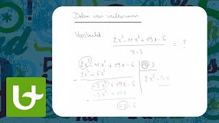 Delen van veeltermen  Methode 1 Euclidische deling [upl. by Aseuqram]