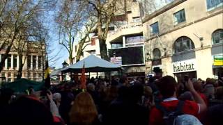 Welsh National Anthem Hen Wlad Fy Nhadau St Davids Day 2012 [upl. by Martin448]