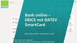 Bank online – EBICS mit DATEV SmartCard [upl. by Adnicaj]