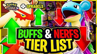 NEW Blaziken Nerf amp Buff Pokemon Unite Tier List [upl. by Gerstner]