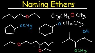 Naming Ethers  IUPAC Nomenclature With Branching Organic Chemistry Practice Problems [upl. by Eerolam555]