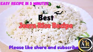 Jeera Rice Recipe 🤤  How to make jeera rice  Jeera Pulao  Lunchbox Recipes [upl. by Skiba]