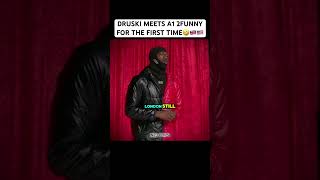 DRUSKI MEETS A1 2FUNNY FOR THE FIRST TIME🤣 ​⁠​⁠ a12funny comedy druski london roadman uk [upl. by Sungam]