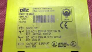 Pilz PNOZ V 3024VDC Safety Relay [upl. by Aerehs]