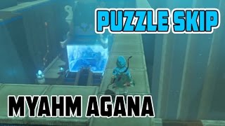 Zelda Breath of the Wild Myahm Agana Apparatus Shrine Puzzle Skip [upl. by Staford496]