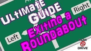 HOW TO EXIT A ROUNDABOUT  The Ultimate Guide  Learn to drive with Howard [upl. by Hawkie947]