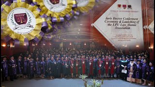 LPU Juris Doctor Conferment amp Launching of Lyceum Law Alumni Association SDE [upl. by Bobina]