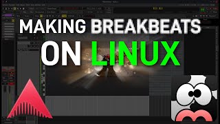 Making Breakbeats on Linux Ardour AVL Drumkits Calf Plugins [upl. by Kreegar]