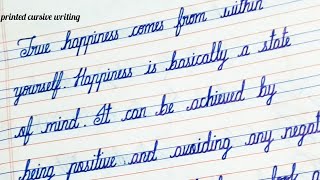 how to write cursive writing in 4 lines notebook  Neat printed cursive handwriting4lines cursive [upl. by Annohs]