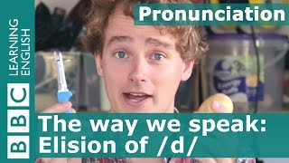 👄 Tims Pronunciation Workshop Why does the d sound sometimes disappear [upl. by Mayda]