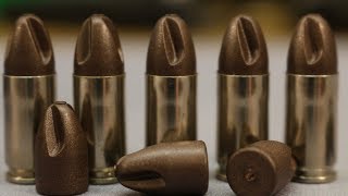 9mm 65gr Inceptor ARX  Frangible plastic space bullets [upl. by Notsahc573]