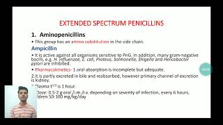 107 Beta lactam Antibiotics [upl. by Llerdnam]