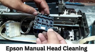 epson l130 head cleaning  epson l130 manual head cleaning  epson l130 head repair [upl. by Bria]