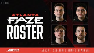 Atlanta Faze Roster for Modern Warfare 2 CDL2023 [upl. by Plafker]