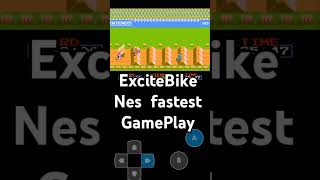 ExciteBike Nes mobile fastest gameplay [upl. by Zeb]