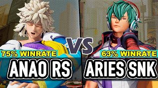 KOF XV ▰ ANAO RS MeitenkunSylvieIsla vs ARIES SNK ShuneiGeeseIsla [upl. by Arabel]