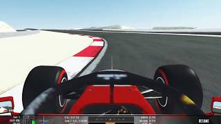 rFactor 2  Ferrari SF1000 2020 Bahrain International Circuit Outer Circuit  Hotlap [upl. by Gardas]