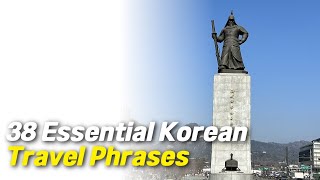 38 essential Korean travel phrases romanized korean [upl. by Aron]