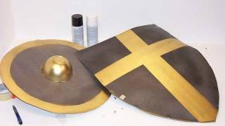 How to make a Cardboard Shield for Halloween or just for fun [upl. by Faludi335]