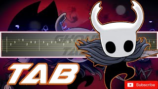 Hollow Knight  The Grimm Troupe  Grimm Boss Theme Guitar Tab 譜 Tutorial [upl. by Odnavres]