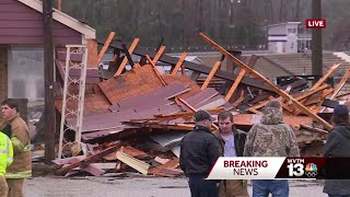 Storm damage in Thorsby Alabama [upl. by Onek]