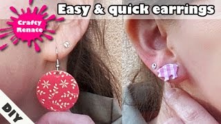 Paper craft ideas  earrings [upl. by Hayyim519]