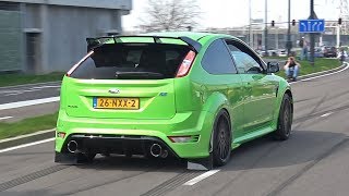 BEST OF FORD FOCUS RS MK2 5Cylinder Exhaust Sound Compilation [upl. by Anaeli398]