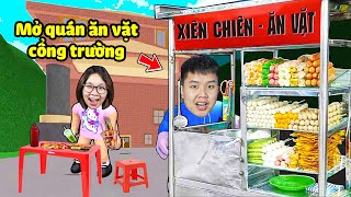 bqThanh amp Ốc Mở Quán Ăn Vặt Cổng Trường Siêu To Nhiều Món Ngon Xiên Que Trà Chanh [upl. by Owens]