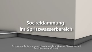 Sockeldämmung  Wärmedämmung  WDVS  FassadendämmungVerarbeitung [upl. by Burnight]