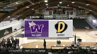 Dordt vs Waldorf JV Volleyball October 26 2024 [upl. by Latsryk408]