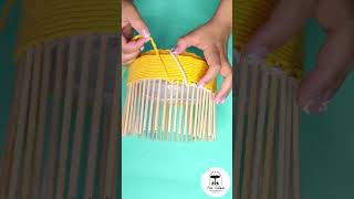 PORTA MACETA TEJIDA CON MACRAME  IDEA FACIL CON RECICLAJE  DIY  BASIC MACRAME KNOTS [upl. by Yelknirb593]