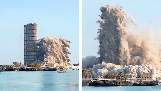 Tallest Building Demolitions in the World [upl. by Ahsinwad134]