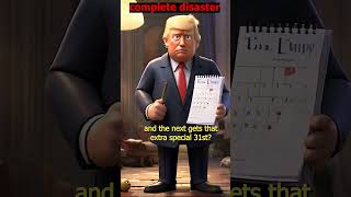 Trump thinks the calendar is a disaster  Funny AI video [upl. by Dlared721]