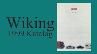 WIKING Katalog 1999 Catalog 169 4K [upl. by Alyakcim]