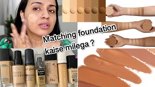 LAKME here we go again 16 shades foundation IN DEPTH Review amp wear test on DARK Indian Skin [upl. by Morice]