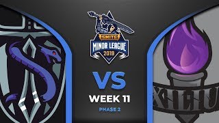 SMITE Minor League Risky Behavior vs Team Exilium Phase 2 Week 11 [upl. by Ardnoek]