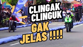 GA JELAS😠🙏🏻😠CLINGAK CLINGUK JOKI HEREX SAAT LAWAN MOGE‼️ BALAP LURUSAN DRAGBIKE [upl. by Ailaht]