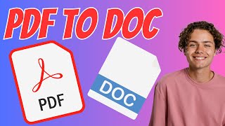 How to Convert PDF to Doc in Mobile [upl. by Lyontine167]