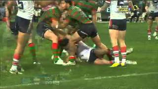 NRL 2011 Round 19 Highlights Rabbitohs V Roosters [upl. by Napier488]