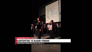 KARTEPEDE 10 KASIM TÖRENİ [upl. by Etnomed]