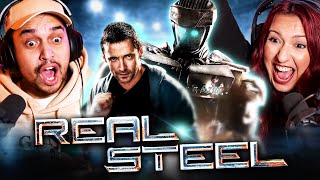 REAL STEEL 2011 MOVIE REACTION  ROOTING FOR THE UNDERDOGS  FIRST TIME WATCHING  REVIEW [upl. by Sito727]