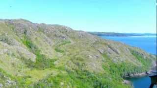 NEWFOUNDLANDPOOLS COVE to BAY LARGENT by HELICOPTERE2012mov [upl. by Jo-Ann238]