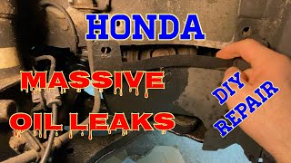 Honda CRV oil leak repair [upl. by Fiorenze738]