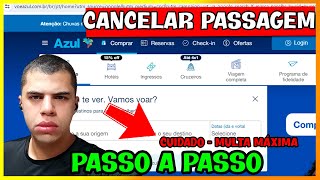 🔴 COMO CANCELAR A PASSAGEM AÉREA NA AZUL E PEDIR REEMBOLSO [upl. by Anehc]