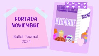 Portada Noviembre  Bullet Journal Digital  Unicornio Zurdo [upl. by Phio]